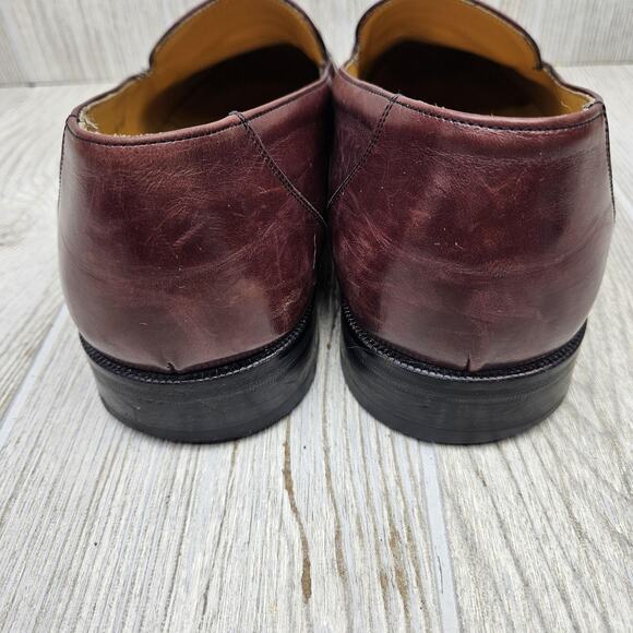 Mezlan Shoes‎ Mens Size 9.5M Burgundy Tassel Loafer Slip On Leather Dress Spain main image 7